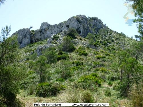 Climbing area: Puig de Sant Mart�